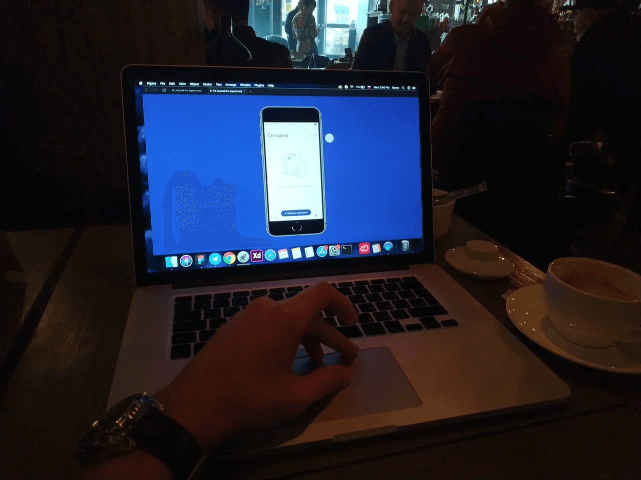 Working from Starbucks