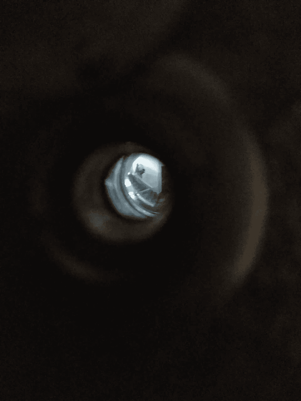 Looking through a tube
