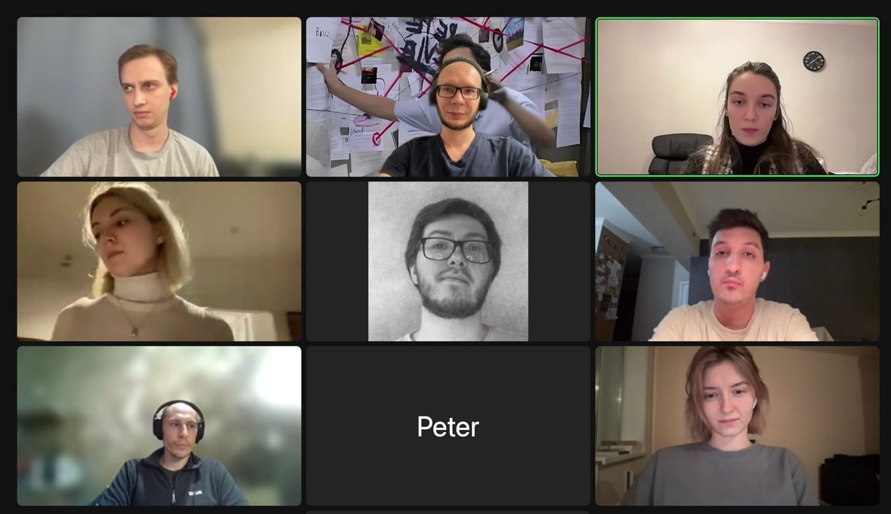 Team video call
