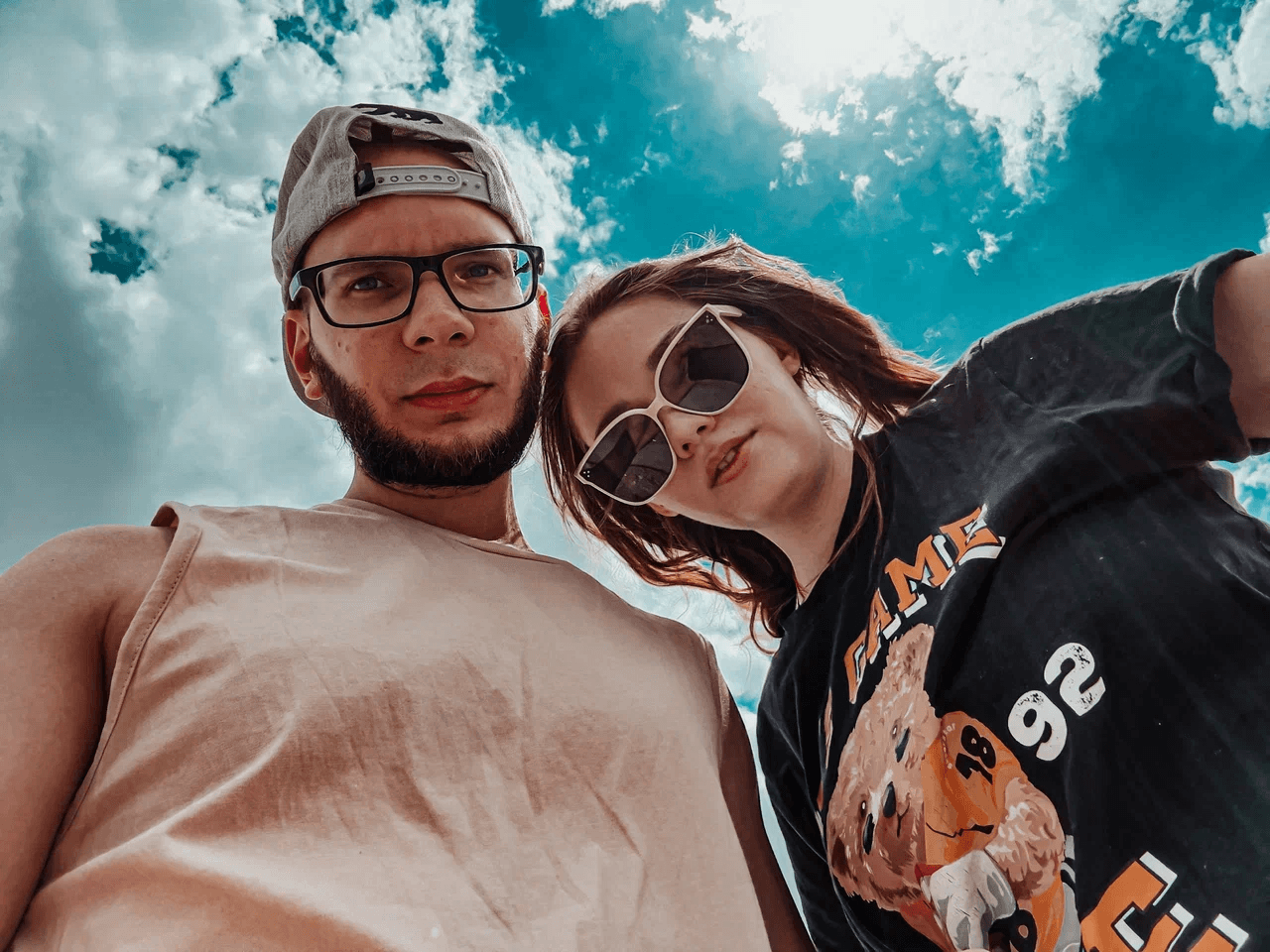Couple selfie