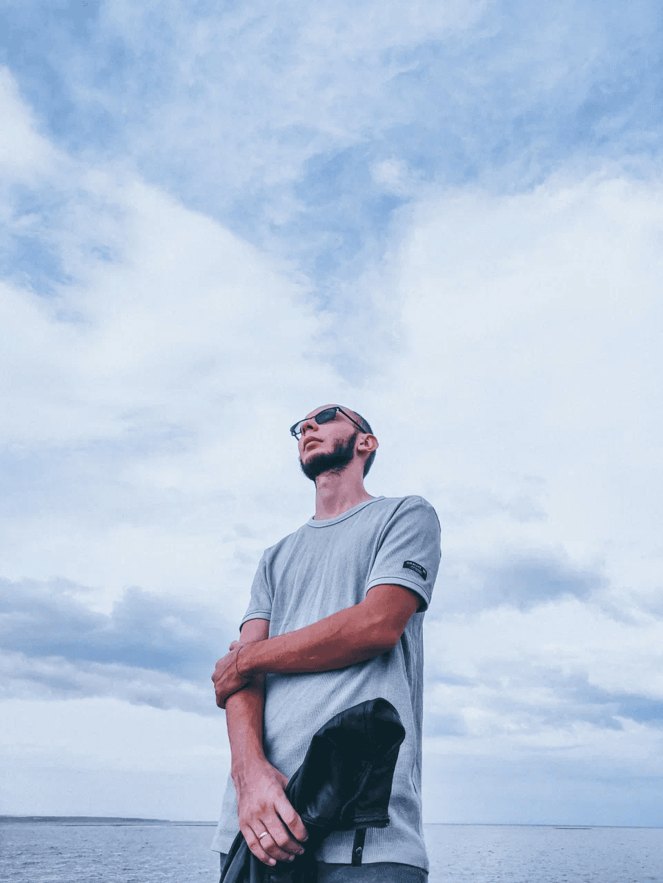 Looking at the sky