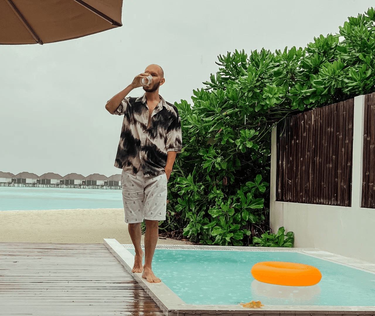 Poolside Maldives