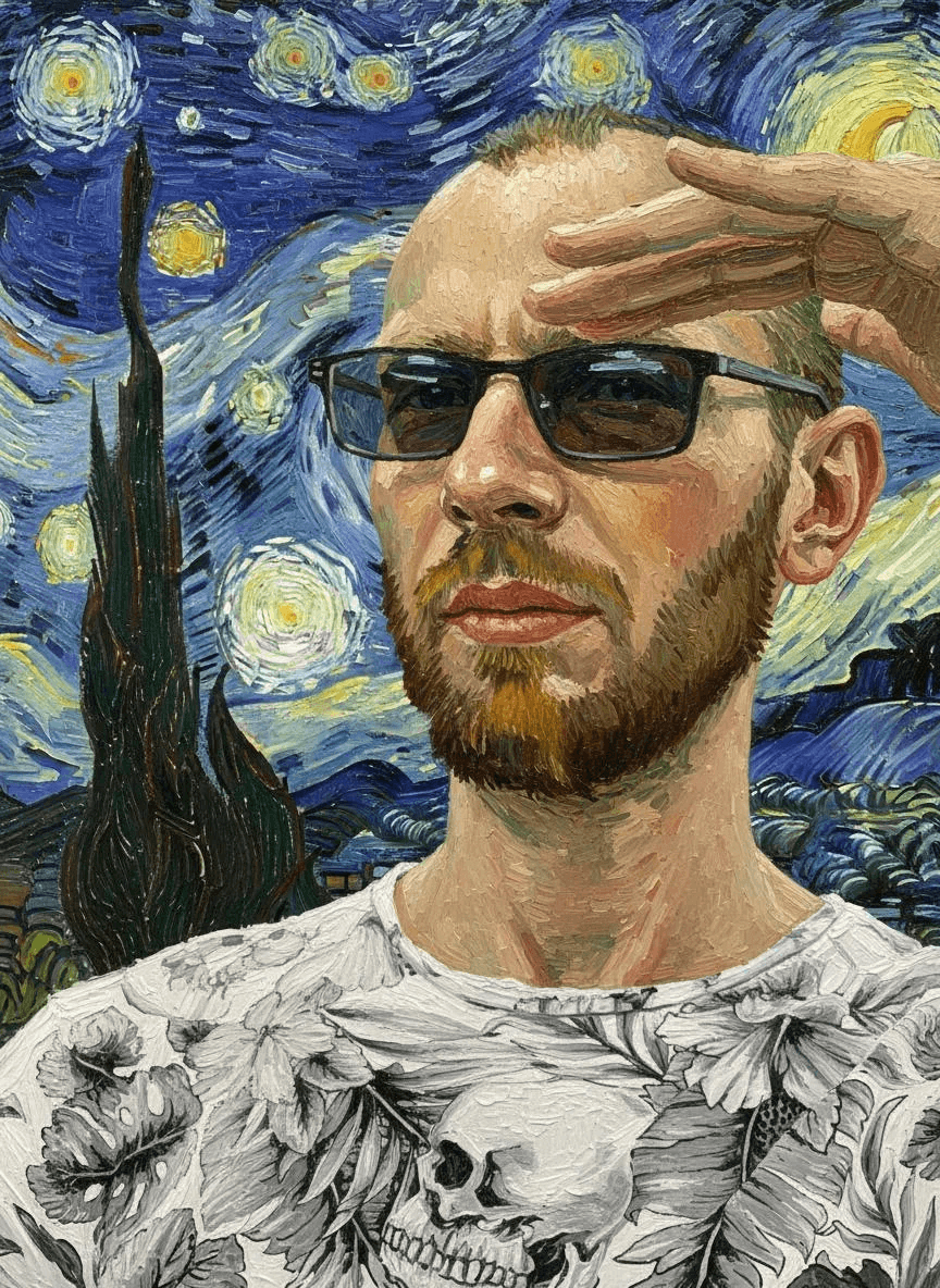 Starry Night collage