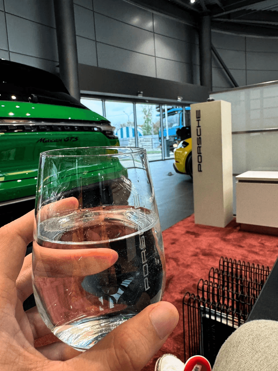 Porsche showroom