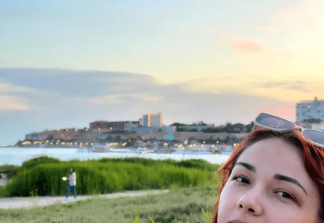 Sunset at the sea